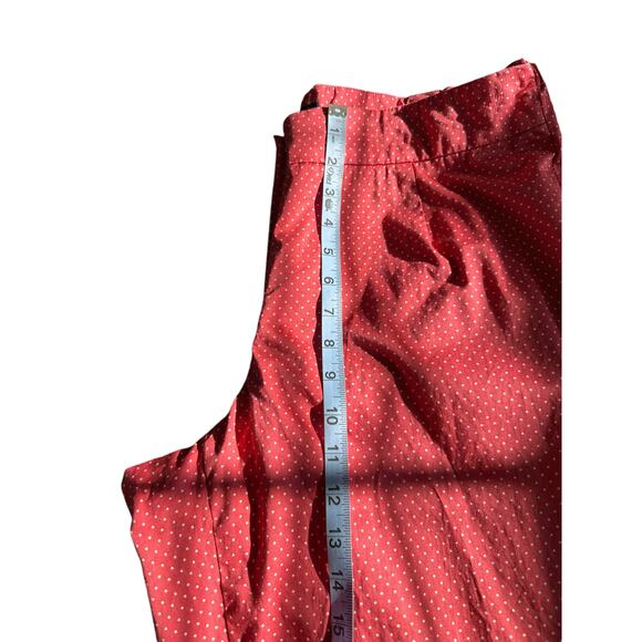 Talbots Pink Polka Dot Work Office Business Career Heritage Ankle Pants Size 14W - Picture 8 of 10
